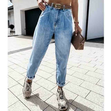 Load image into Gallery viewer, Casual High Waist Denim Jens - Yaze Jeans
