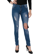 Load image into Gallery viewer, Usher Distressed Jeans - Yaze Jeans
