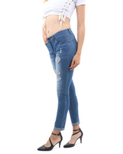 Load image into Gallery viewer, Wallace Skinny Jeans - Blue - Yaze Jeans

