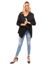 Load image into Gallery viewer, Bowmont Drape Collar Jacket - Yaze Jeans
