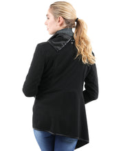 Load image into Gallery viewer, Bowmont Drape Collar Jacket - Yaze Jeans
