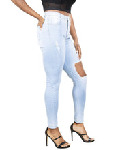 Load image into Gallery viewer, Tullis Distressed Skinny Jean - Yaze Jeans
