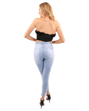 Load image into Gallery viewer, Tullis Distressed Skinny Jean - Yaze Jeans
