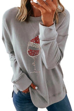 Load image into Gallery viewer, Dropped Sleeve Fashion Print Christmas Sweatshirt - Yaze Jeans
