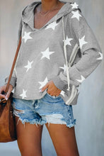 Load image into Gallery viewer, Star Print Hoodie - Yaze Jeans
