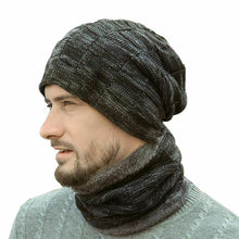 Load image into Gallery viewer, Winter Warm Beanie Hat And Scarf Kit Fashion Plush Skin-friendly SP - Yaze Jeans
