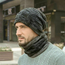 Load image into Gallery viewer, Winter Warm Beanie Hat And Scarf Kit Fashion Plush Skin-friendly SP - Yaze Jeans
