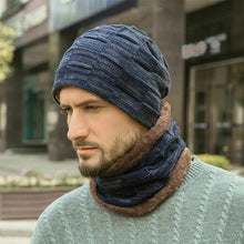 Load image into Gallery viewer, Winter Warm Beanie Hat And Scarf Kit Fashion Plush Skin-friendly SP - Yaze Jeans
