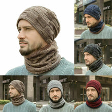 Load image into Gallery viewer, Winter Warm Beanie Hat And Scarf Kit Fashion Plush Skin-friendly SP - Yaze Jeans
