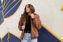 Load image into Gallery viewer, DT Bode Sherpa Winter Jacket in Brown - Yaze Jeans
