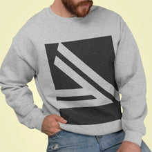 Load image into Gallery viewer, Men&#39;s Double Slanted Logo Crewneck Sweatshirt - Yaze Jeans

