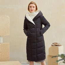 Load image into Gallery viewer, Hooded parkas coat women New warm cotton long winter coat jacket - Yaze Jeans
