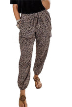 Load image into Gallery viewer, Chic Leopard Print Drawstring Elastic Waist Jogger - Yaze Jeans
