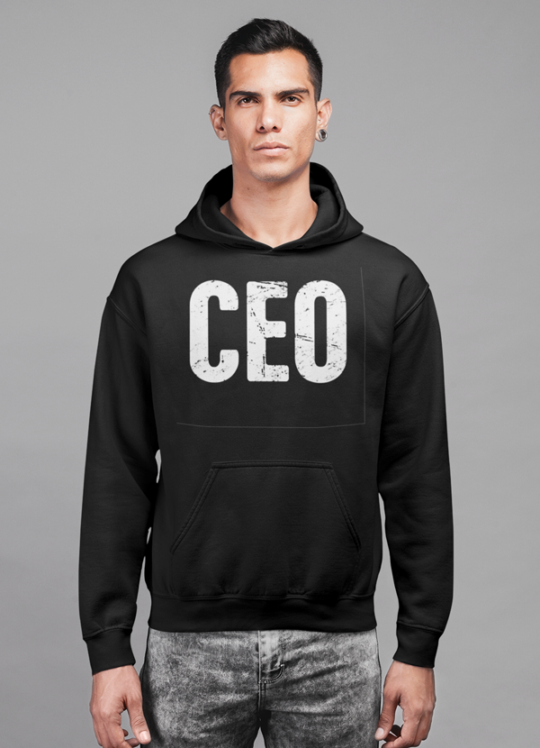 CEO Black Hoodie - Yaze Jeans