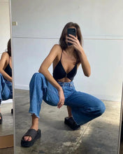 Load image into Gallery viewer, Casual Fashion Straight Leg Women&#39;s Jeans - Yaze Jeans

