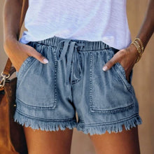 Load image into Gallery viewer, Womens Casual Shorts Summer Short with Pockets - Yaze Jeans
