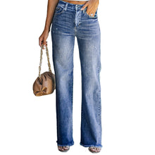 Load image into Gallery viewer, Women&#39;s Casual Denim Pants High Waisted Wide Leg Jeans - Yaze Jeans
