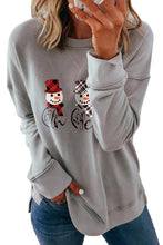Load image into Gallery viewer, Dropped Sleeve Fashion Print Christmas Sweatshirt - Yaze Jeans
