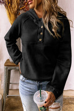 Load image into Gallery viewer, Solid Color Button Casual Hoodie - Yaze Jeans
