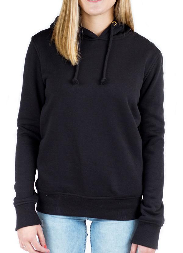 BLACK WOMEN HOODIE - Yaze Jeans