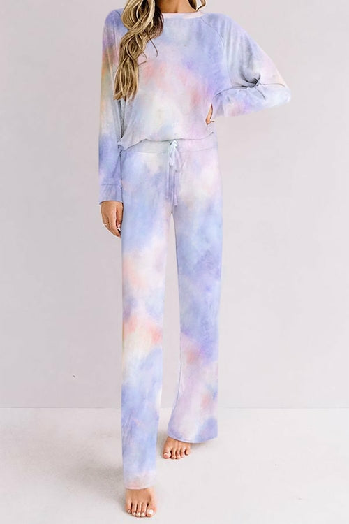 Tie-dye Print Loungewear Set - Yaze Jeans