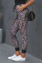 Load image into Gallery viewer, Leopard Cotton Pocketed Joggers - Yaze Jeans
