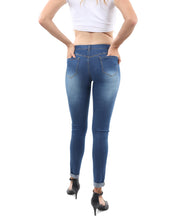 Load image into Gallery viewer, Wallace Skinny Jeans - Navy - Yaze Jeans
