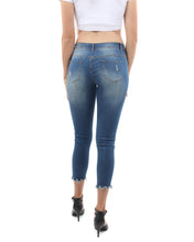 Load image into Gallery viewer, Dayton High Waisted Distressed Jeans - Yaze Jeans
