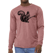 Load image into Gallery viewer, Squirrel Playing Guitar Long Sleeve - Yaze Jeans
