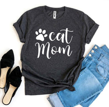 Load image into Gallery viewer, Cat Mom T-shirt - Yaze Jeans
