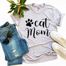 Load image into Gallery viewer, Cat Mom T-shirt - Yaze Jeans
