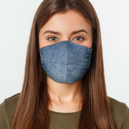 Denim Style Face Cover - Yaze Jeans