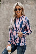 Load image into Gallery viewer, Tie-dye Print Pullover Hoodie - Yaze Jeans
