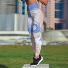 Load image into Gallery viewer, Jean Blue Liquid Leggings - Yaze Jeans
