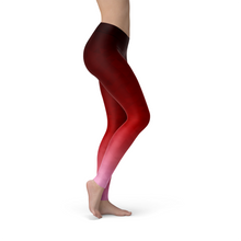 Load image into Gallery viewer, Jean Crimson Triangles Leggings - Yaze Jeans
