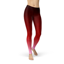 Load image into Gallery viewer, Jean Crimson Triangles Leggings - Yaze Jeans
