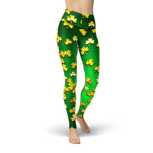 Load image into Gallery viewer, Jean Lucky Clover Leggings - Yaze Jeans
