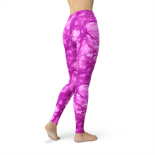 Load image into Gallery viewer, Jean Pink Batik Leggings - Yaze Jeans
