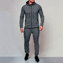 Load image into Gallery viewer, 2 pieces Autumn Running tracksuit men Sweatshirt Sports Set Gym Clothes Men Sport Suit Training Suit Sport Wear Outdoor - Yaze Jeans
