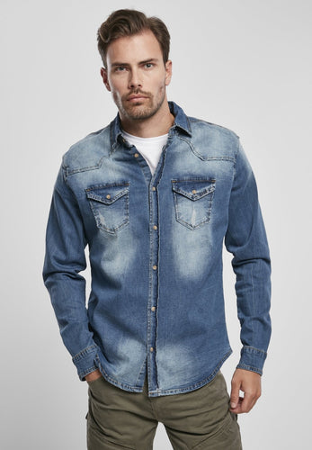 Riley Denim Shirt - Yaze Jeans