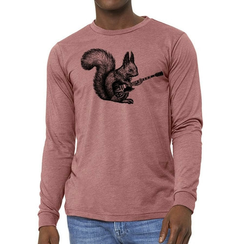 Squirrel Playing Guitar Long Sleeve - Yaze Jeans